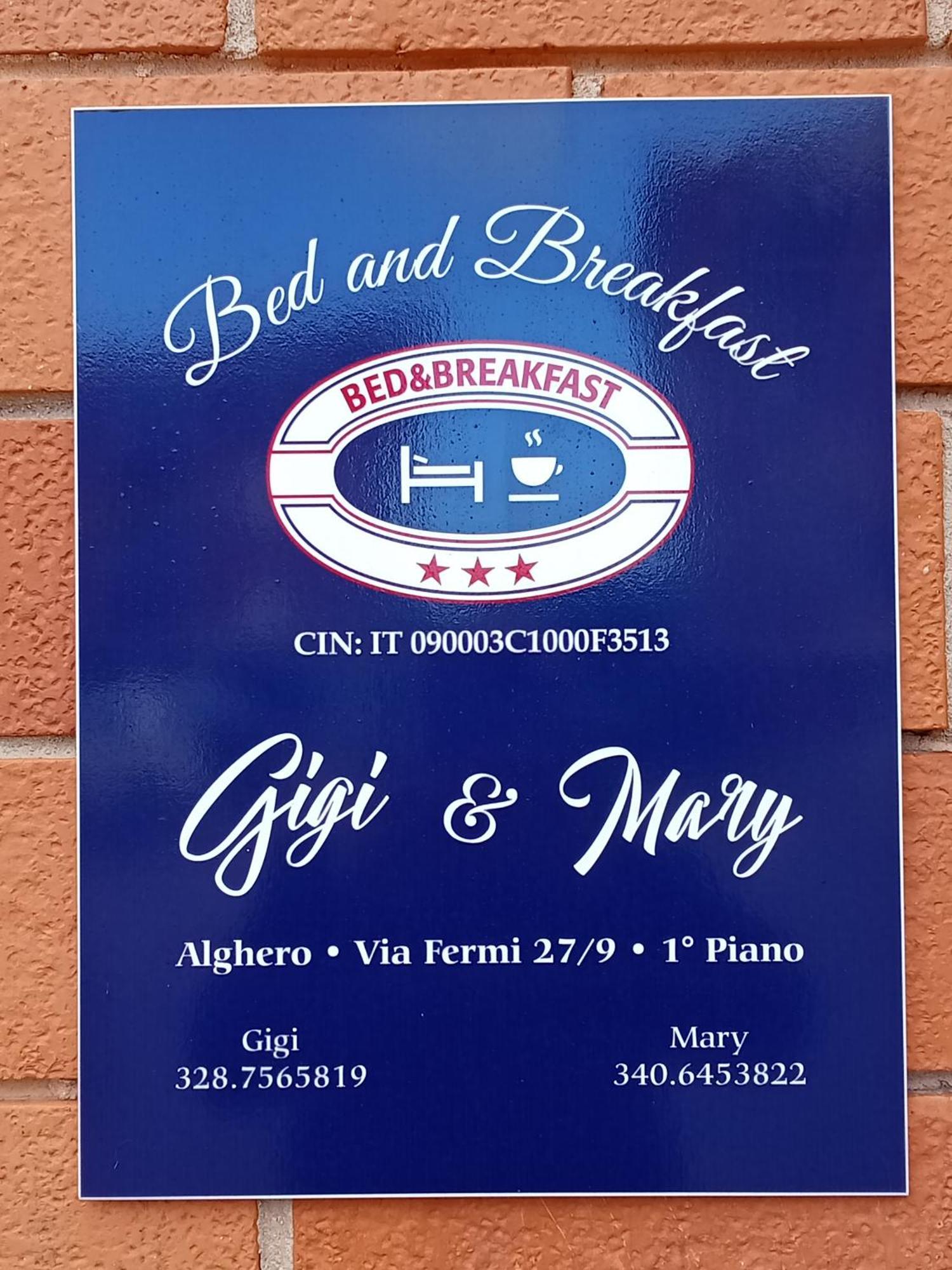 Gigi&Mary Acomodação com café da manhã Alghero Exterior foto